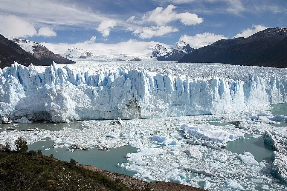 Perito Moreno Glacier in Los Glaciares National Park in 2005